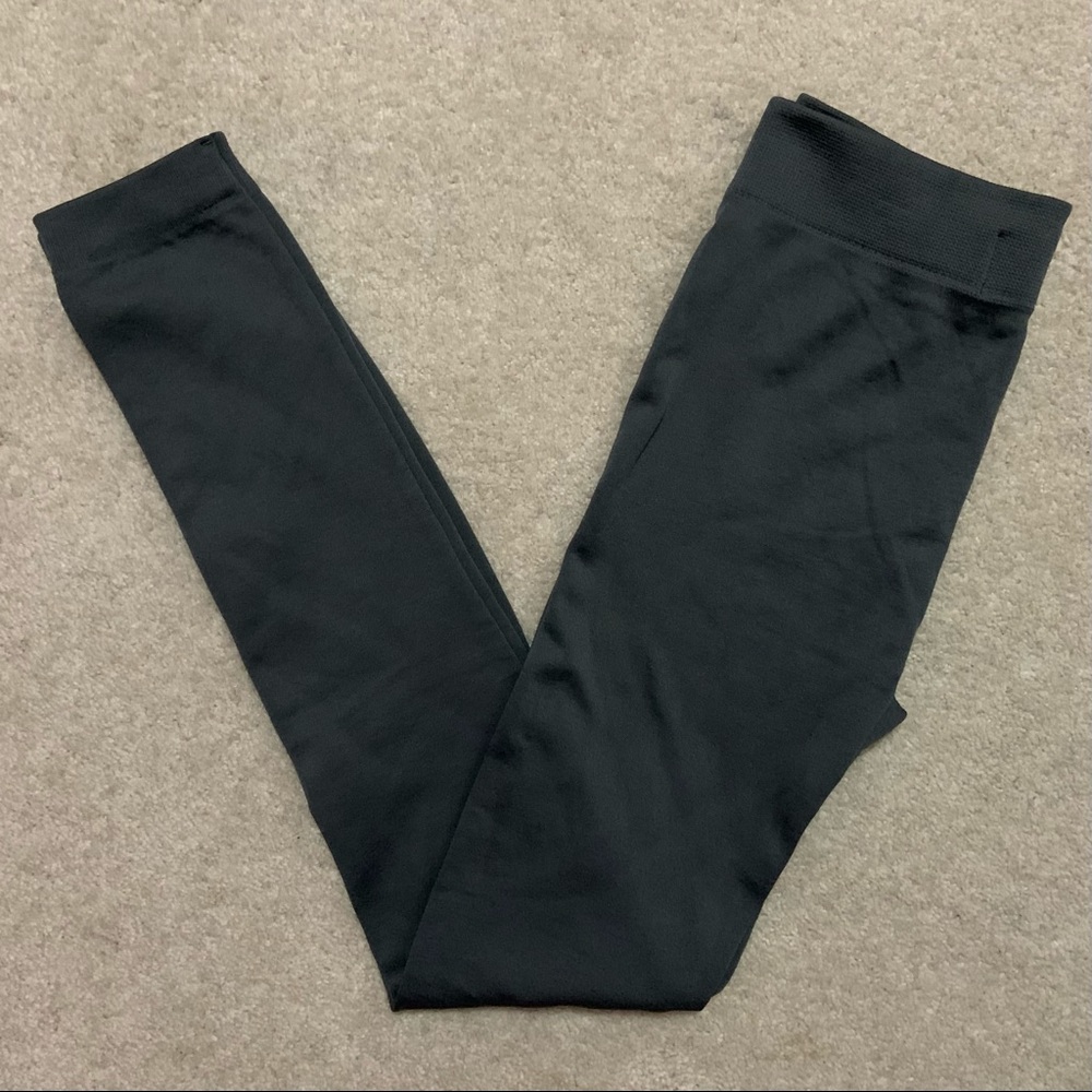 Gray Fleece Leggings